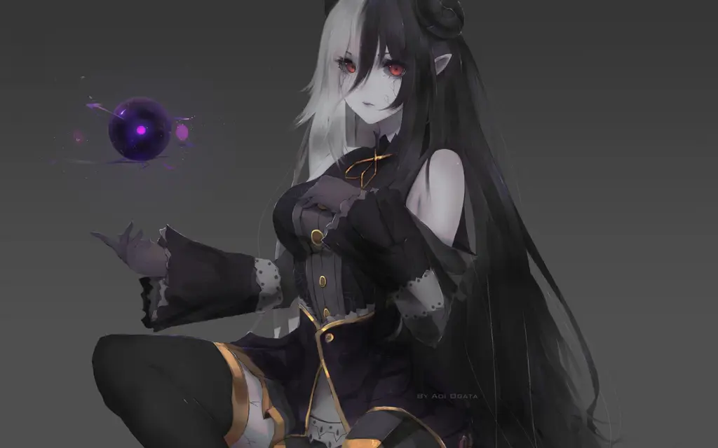 Pesona Sihir dan Fantasi Ilustrasi gadis anime dengan kekuatan magis