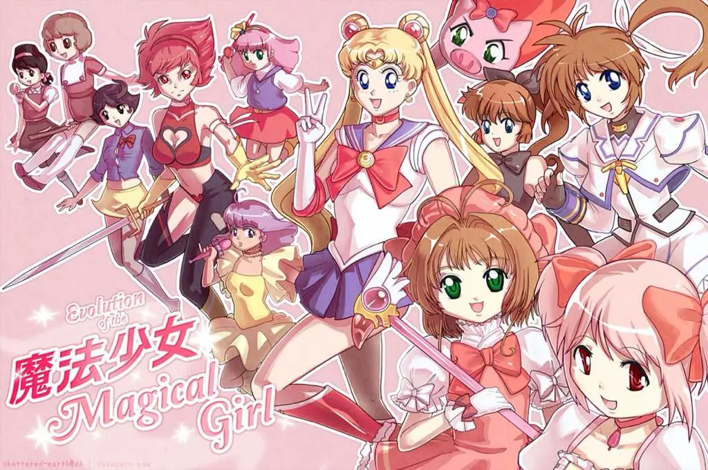 Karakter Anime yang Menarik Ilustrasi gadis anime dengan kekuatan sihir