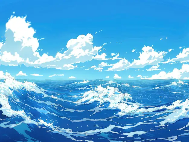 Suasana Damai dalam Anime Gambar adegan anime yang damai