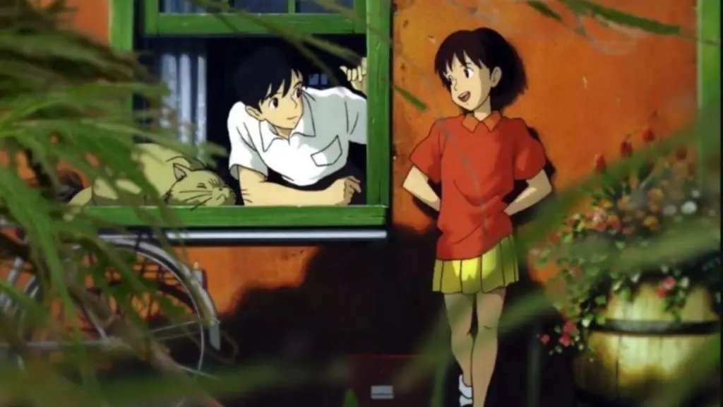 Momen mengharukan dalam film anime slice of life Gambar adegan mengharukan dalam film anime slice of life