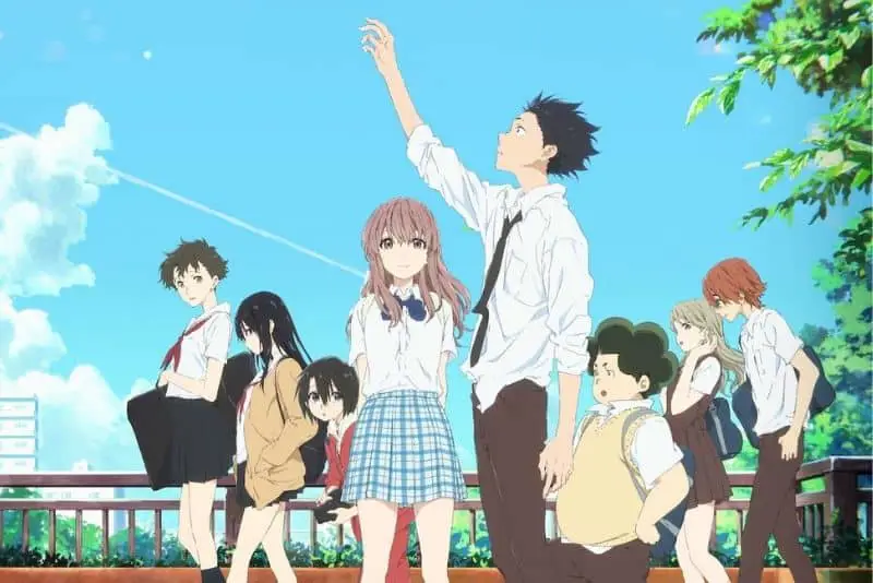 Gambar anime dengan latar sekolah dan kehidupan sehari-hari siswa
