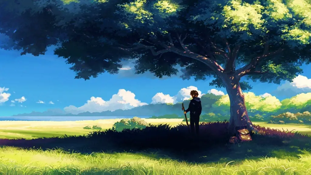 Suasana magis dalam dunia anime Pemandangan alam magis dalam anime