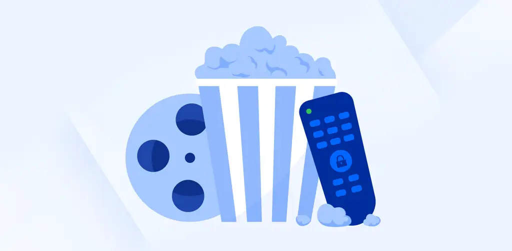 Keamanan Streaming Online Gambar kunci dan gembok sebagai simbol keamanan online