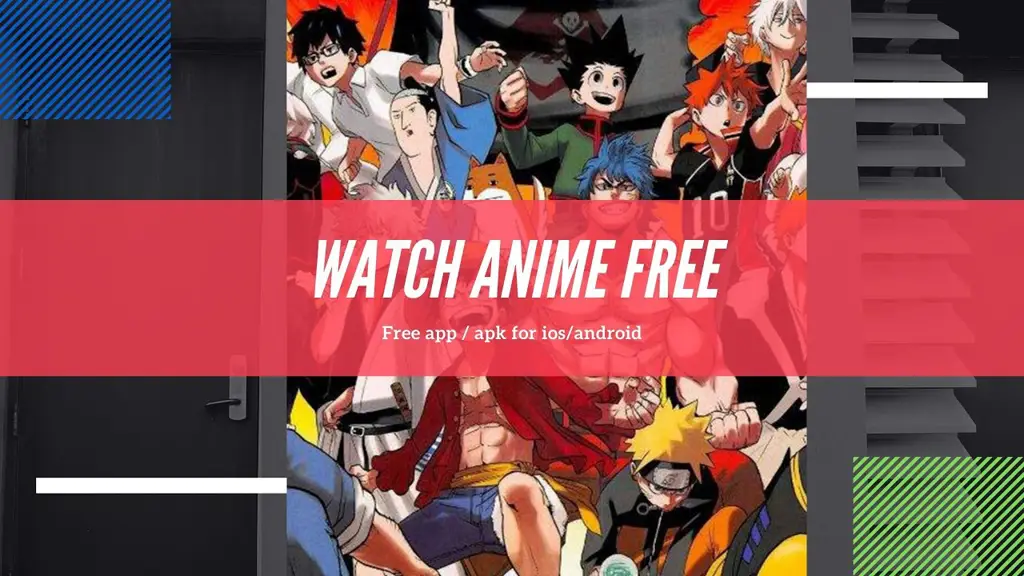 Nikmati anime favoritmu di mana saja Ponsel menampilkan aplikasi anime