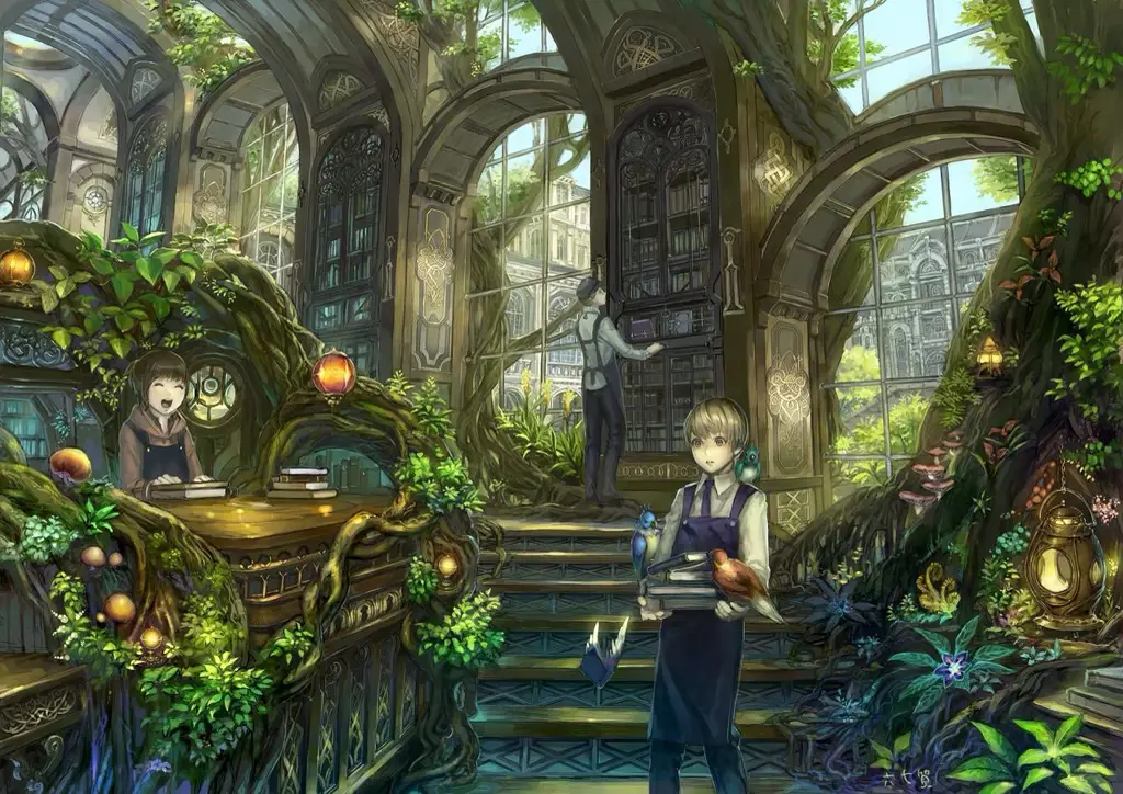 Dunia Fantasi yang Menawan Pemandangan Dunia Fantasi di Anime