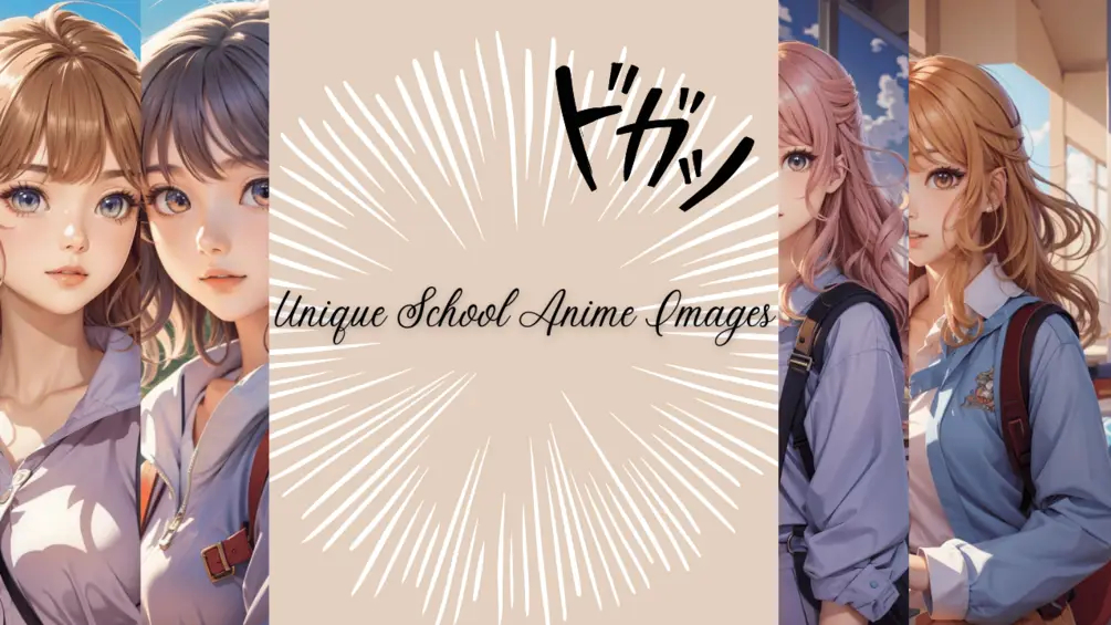 Berbagai karakter unik dalam anime pergi sekolah Gambar karakter anime sekolah yang unik dan menarik