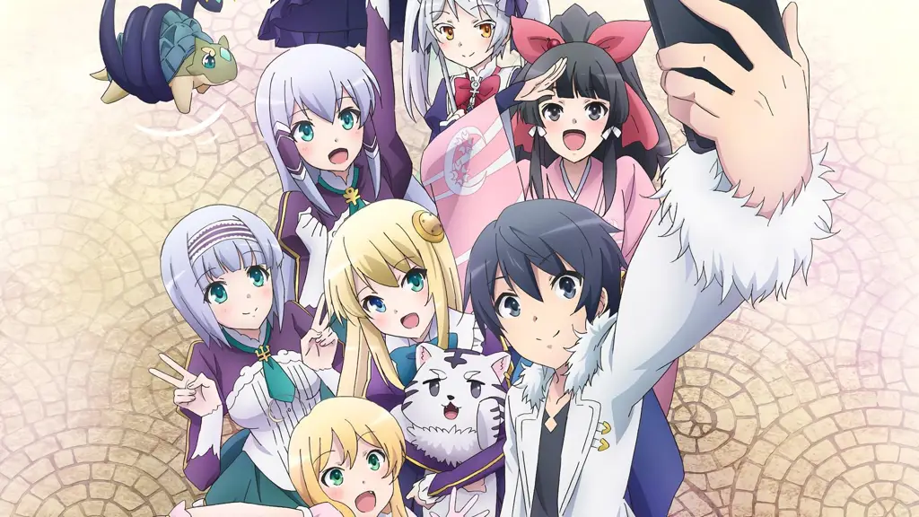 Dunia Fantasi yang Menakjubkan Pemandangan indah dari dunia anime Isekai