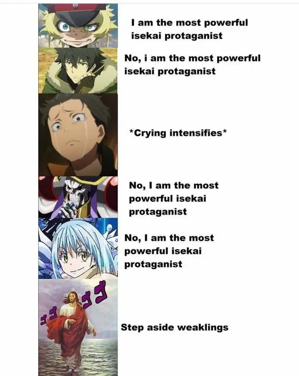 Protagonis Isekai yang Super Kuat Gambar karakter protagonis isekai yang sangat kuat