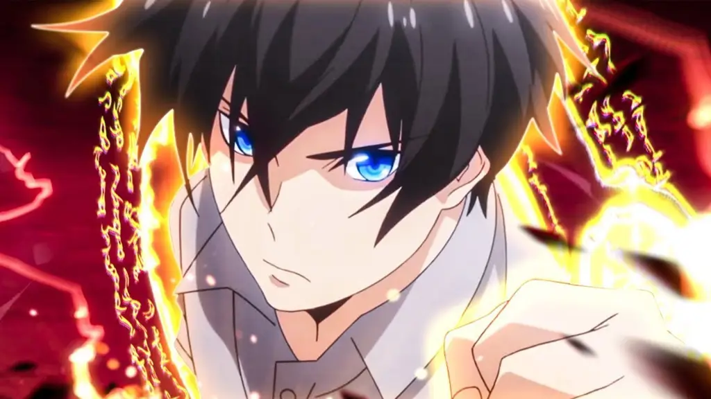 Protagonis Anime Isekai OP Gambar seorang protagonis anime isekai yang sangat kuat