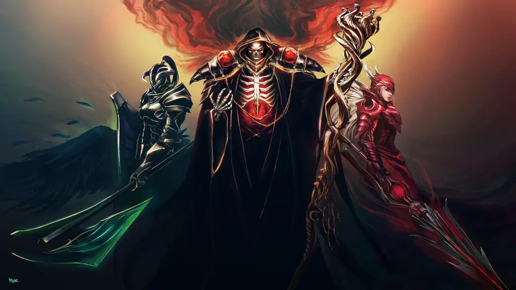 Pengguna Sihir yang Kuat Gambar karakter anime yang kuat dengan kekuatan sihir