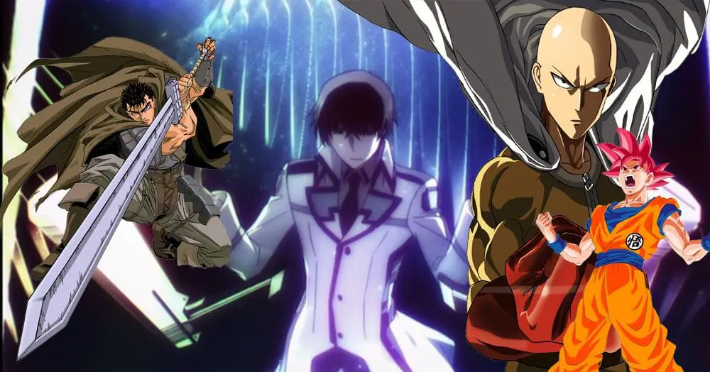 Kekuatan Super di Anime Overpower 2019 Gambar karakter anime dengan kekuatan super