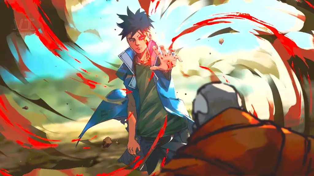 Pertarungan Epik yang Menakjubkan Gambar adegan pertarungan anime dengan efek yang memukau