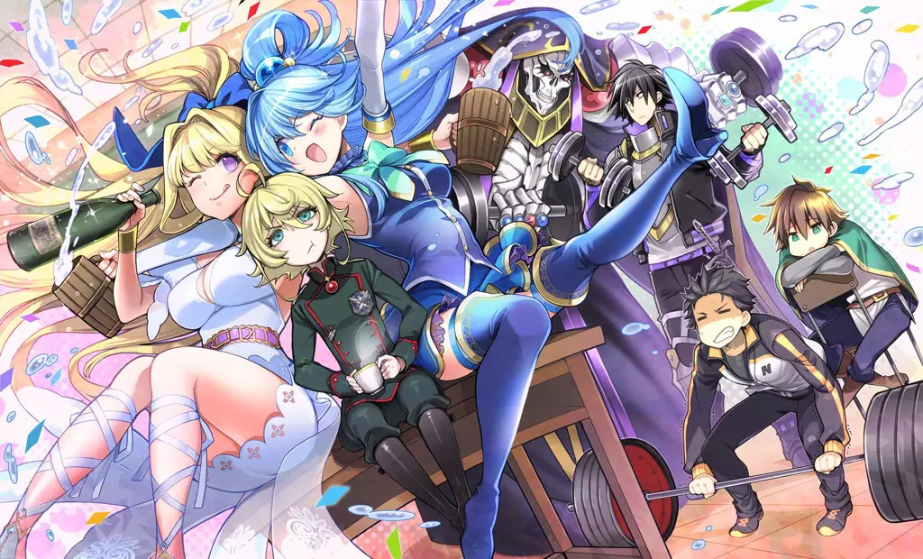 Karakter-karakter Ikonik Gambar karakter-karakter anime isekai yang populer