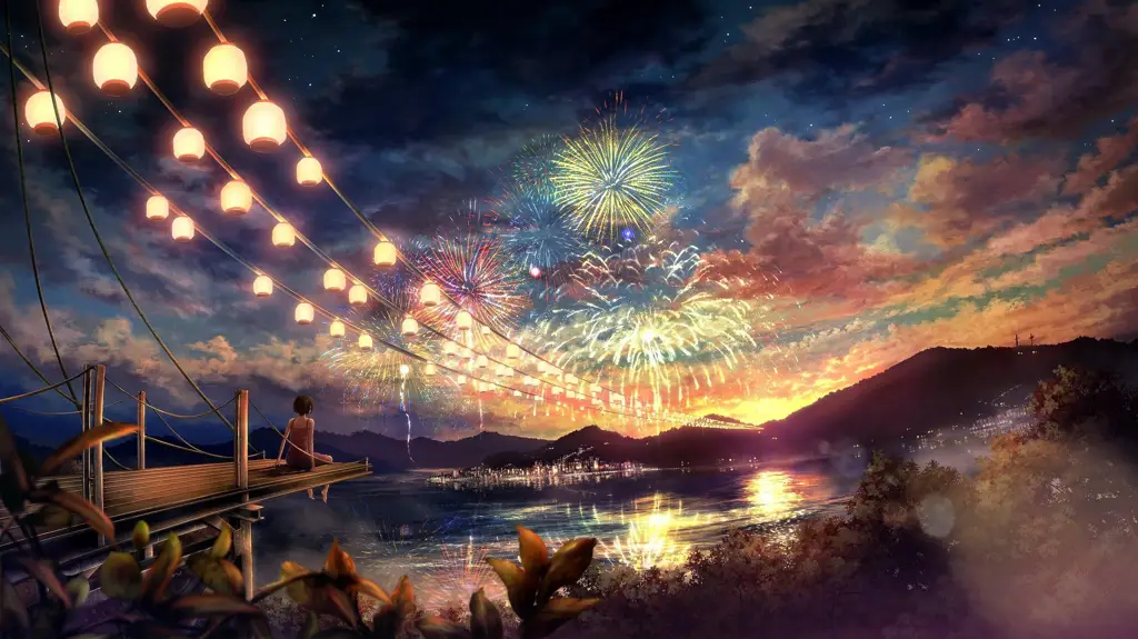Anime dengan latar pemandangan yang indah Pemandangan indah dalam anime