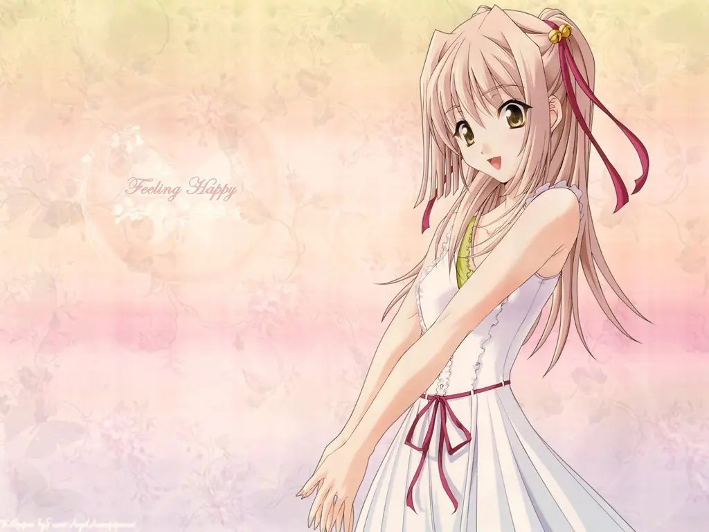 Ekspresi Bahagia saat Menonton Anime Kocak Gambar gadis anime yang bahagia