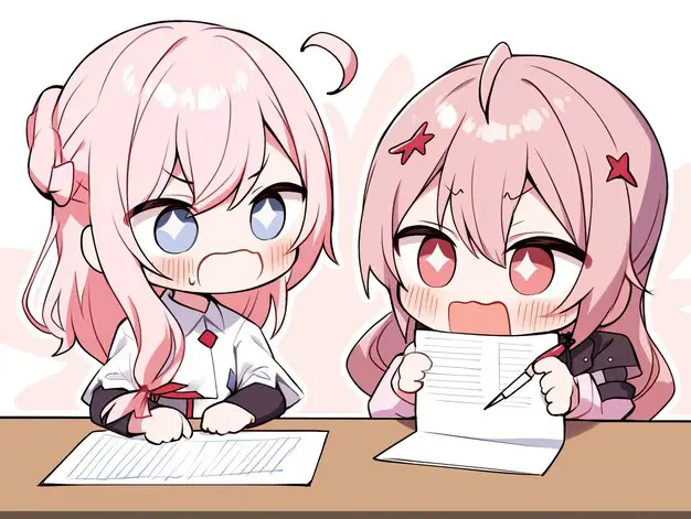 Chibi Anime dalam Situasi Kocak Gambar chibi anime dalam situasi lucu dan menggemaskan