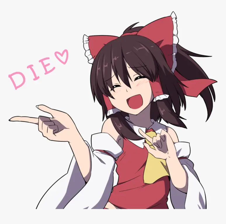 Gadis Anime yang Lucu Gambar gadis anime lucu yang sedang tertawa.