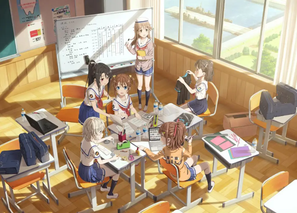 Suasana Sekolah dalam Anime Gambar ruang kelas anime sekolah menengah