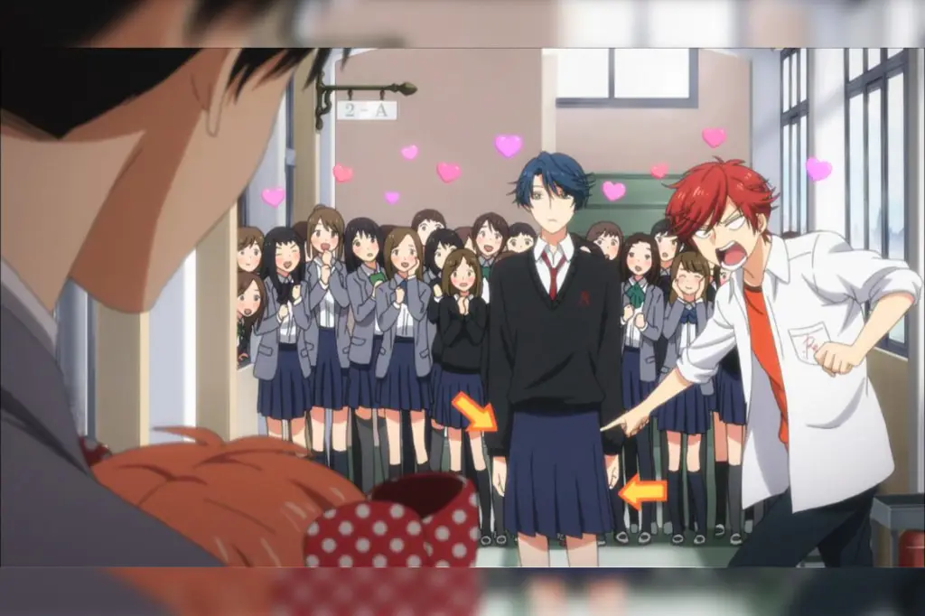 Momen Lucu dalam Anime Komedi Gambar adegan lucu dari anime komedi