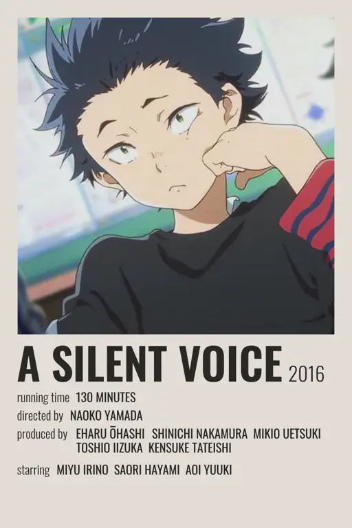 Poster film A Silent Voice