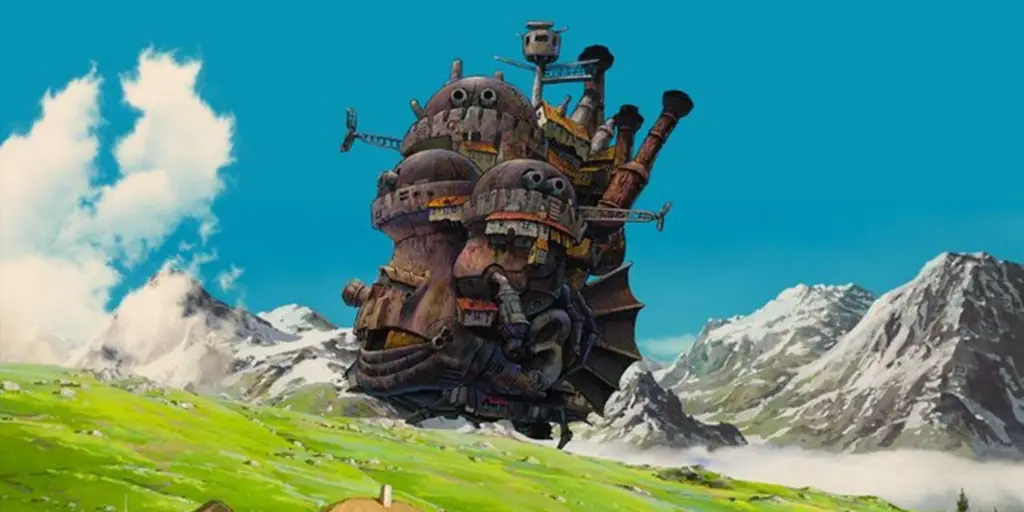 Kastil Howl yang Menawan Gambar dari film Howl's Moving Castle